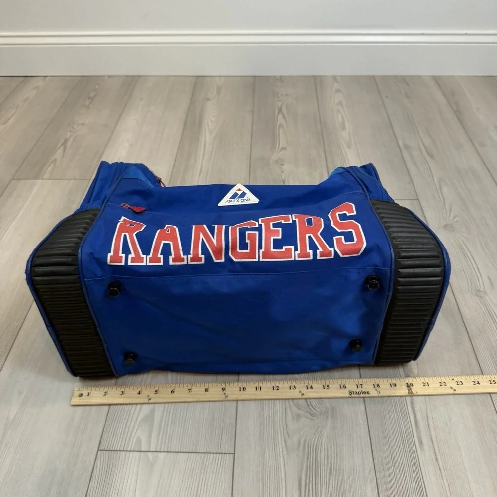 New York Rangers Apex One Duffel Bag Vintage Logo NHL 90s Nylon